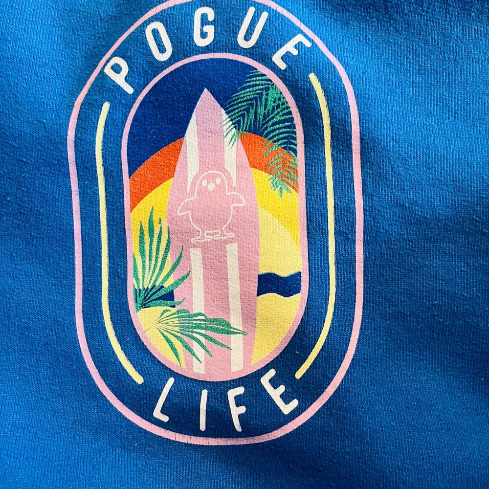Barstool Sports Pogue Life OBX Outer Bank Banks Hoodie Size Large